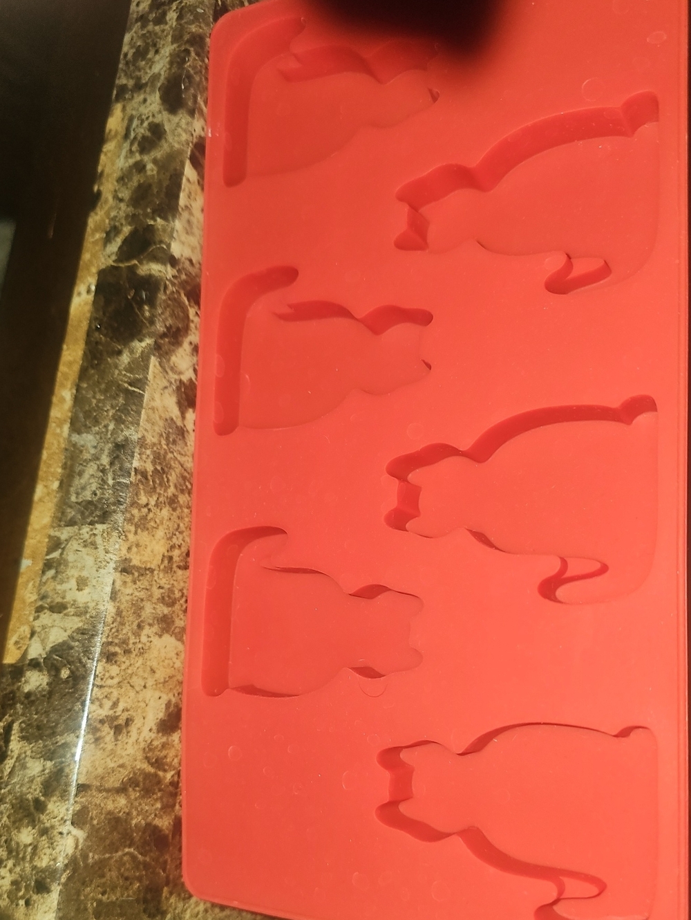 New Silicone Small Pet Treat/ Ice Mold - Red